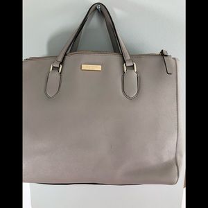 Gray Kate spade tote